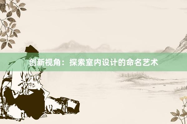 创新视角：探索室内设计的命名艺术